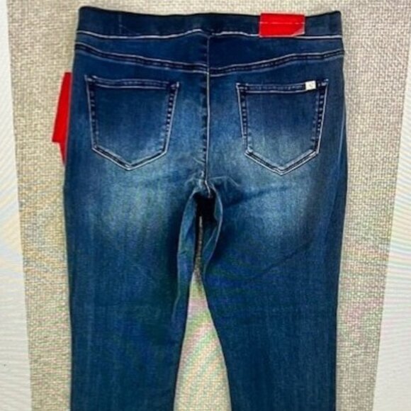 *NWT Jennifer Lopez Sculpt Jeggings - Embellished - Dk Blue Denim - Size 10 - Picture 2 of 4